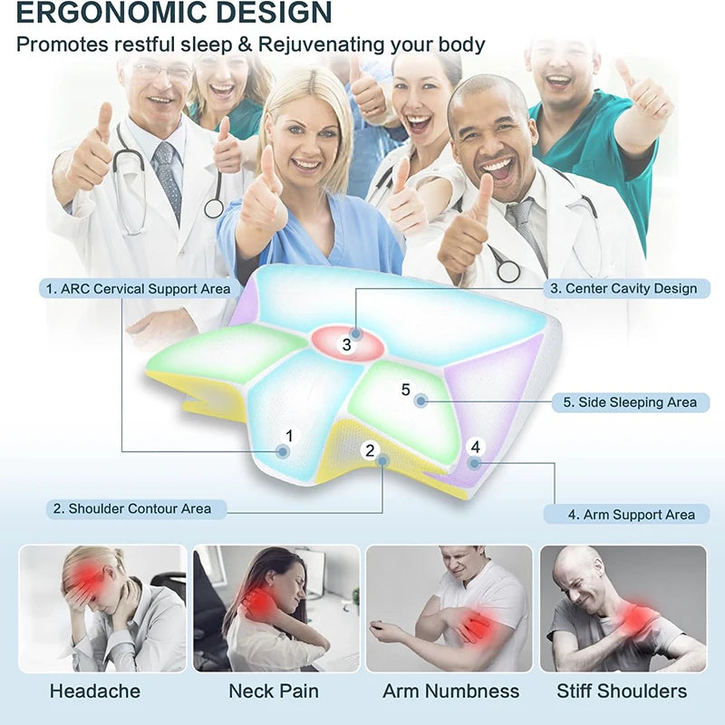 Travesseiro Conforto Cervical - Ergonomic Contour Orthopedic